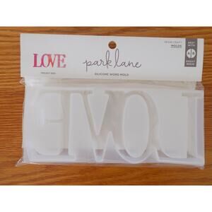 Park Lane LOVE silicone word mold resin craft epoxy resin mold NEW